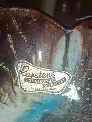 Cuenco Cerámica Fat Lava Años 70 Carstens