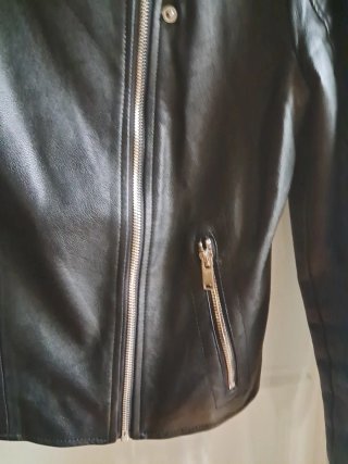 Chaqueta Biker Mango Negra Talla m