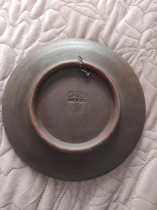 Juego de 2 Platos Decorativos Orientales antiguos