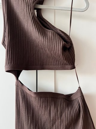 Vestido Zara marrón chocolate Talla M nuevo