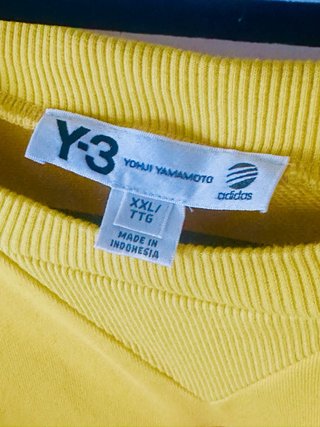 Jersey Y-3 Adidas Yohji Yamamoto Amarillo