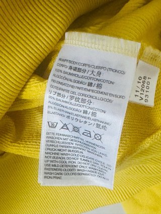 Jersey Y-3 Adidas Yohji Yamamoto Amarillo