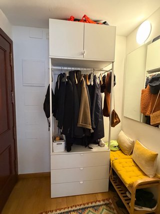 Mueble PLATSA de entrada Ikea blanco