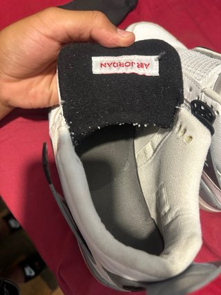Sneakers Jordan 4 Retro Bianco Grigio