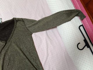 Blusa Mujer Dorado y Marrón