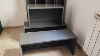 Estanterías billy Tres altillos BILLY IKEA Gris