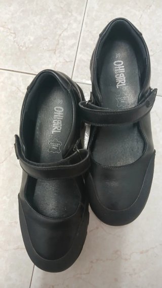 Zapatos Escolares Niña Piel Talla 39