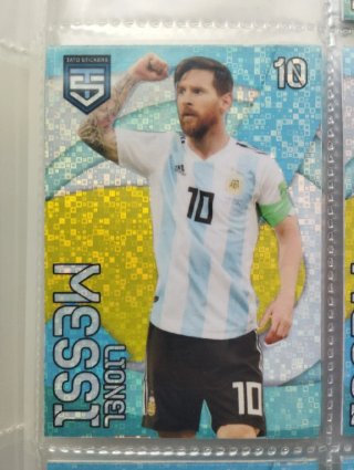 Cromo Card Lionel Messi Argentina