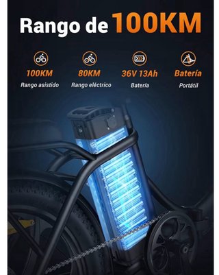Bicicleta Eléctrica Plegable MilePort 1