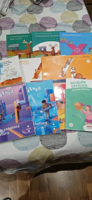 Libros de texto 4rt de Primaria SAFA HORTA