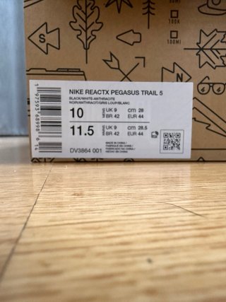 Nike Pegasus Trail 5 Negro/Blanco