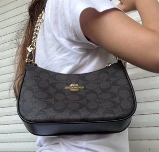 Bolso Coach Marrón y Negro