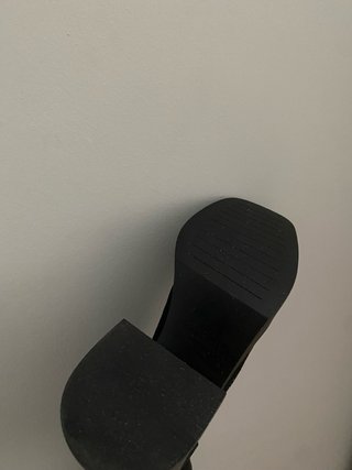 Botas Pull and Bear ante negras plataforma