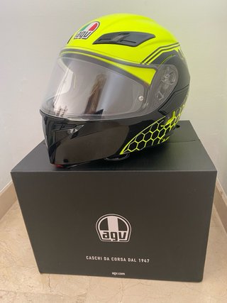 Casco Modular AGV Compact ST Amarillo