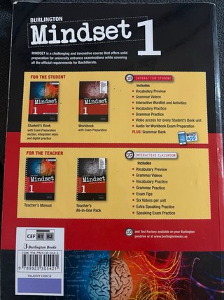 Mindset 1 Bachillerato. Students's book
