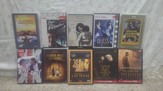 Lote 10 Películas DVD (Español)