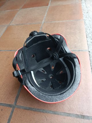 Casco Bici Skate Runfit M Niño Rojo