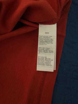 Camiseta Lacoste Talla S Naranja