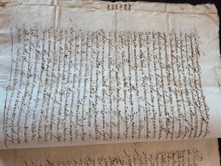 Documento manuscrito Carlos II 1644.  Sello 2n.