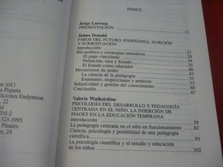 ESCUELA, PODER Y SUBJETIVACION ( JORGE LARROSA )