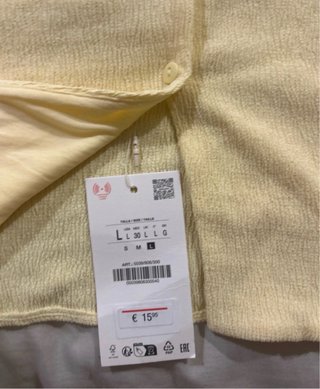 Top Halter Zara Amarillo