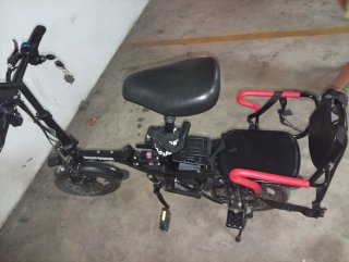 Bicicleta Eléctrica Deepower Negra