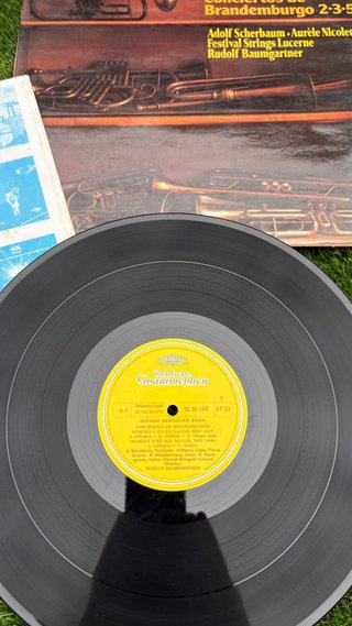 LP “Conciertos de Brandeburgo, 2,3 y 5” J.S. BACH