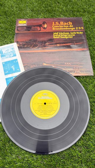 LP “Conciertos de Brandeburgo, 2,3 y 5” J.S. BACH
