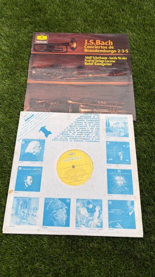 LP “Conciertos de Brandeburgo, 2,3 y 5” J.S. BACH