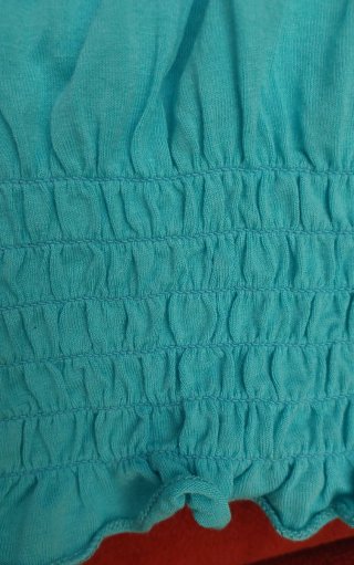 Camiseta tipo bandeau larga