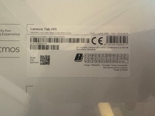 Lenovo Tab M11 8GB/128GB + Tab Pen