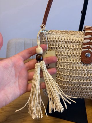 Bolso Rafia Beige Queen Bags Verano