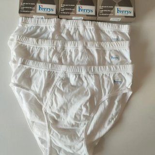 3 Calzoncillos Ferrys Blancos Nuevos