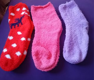 Calcetines de peluche talla única