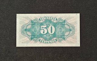 Billete S\C 50 céntimos República Española 1937