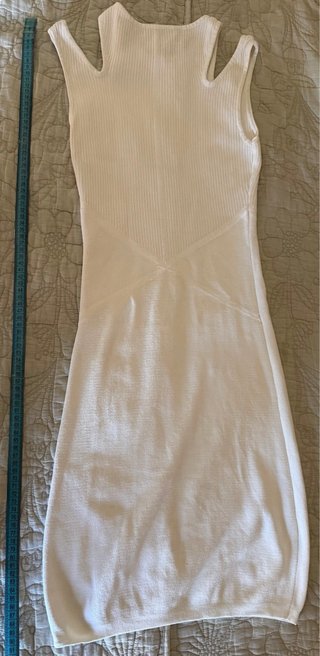 Vestido blanco Mango Talla S