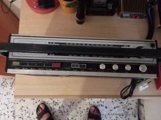 Radio Cassette Sanyo 4 Bandas Estéreo años 60.