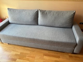 Sofá Cama Ikea 3 Plazas Gris