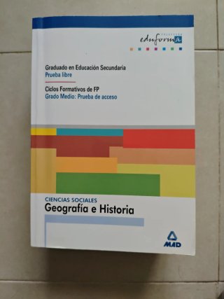 Ciencias sociales: geografía e historia. Gradua...