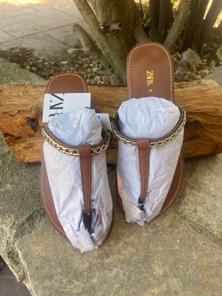 Sandalias Zara Piel T.39