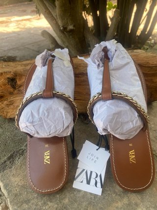 Sandalias Zara Piel T.39