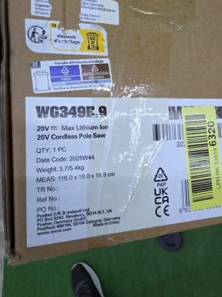 Sierra de cadena WORX WG349E.9