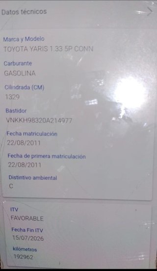 Toyota Yaris 2011