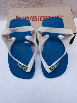 Chanclas Havaianas Baby Azul Talla 22