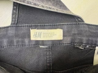 Peto vaquero gris talla 13/14