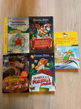 Geronimo Stilton 29, 5, 6, 2 y 3