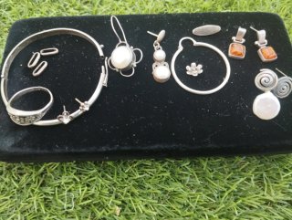 Lote de Joyería de Plata