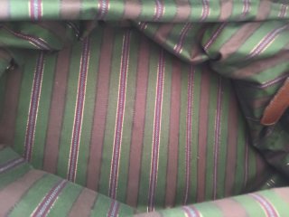 Bolso de viaje vintage Yannci piel avestruz