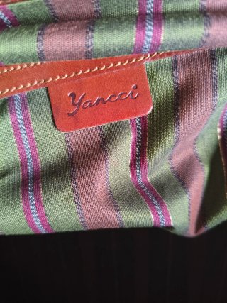 Bolso de viaje vintage Yannci piel avestruz