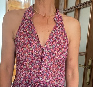 Vestido vaporoso Zara estampado floral